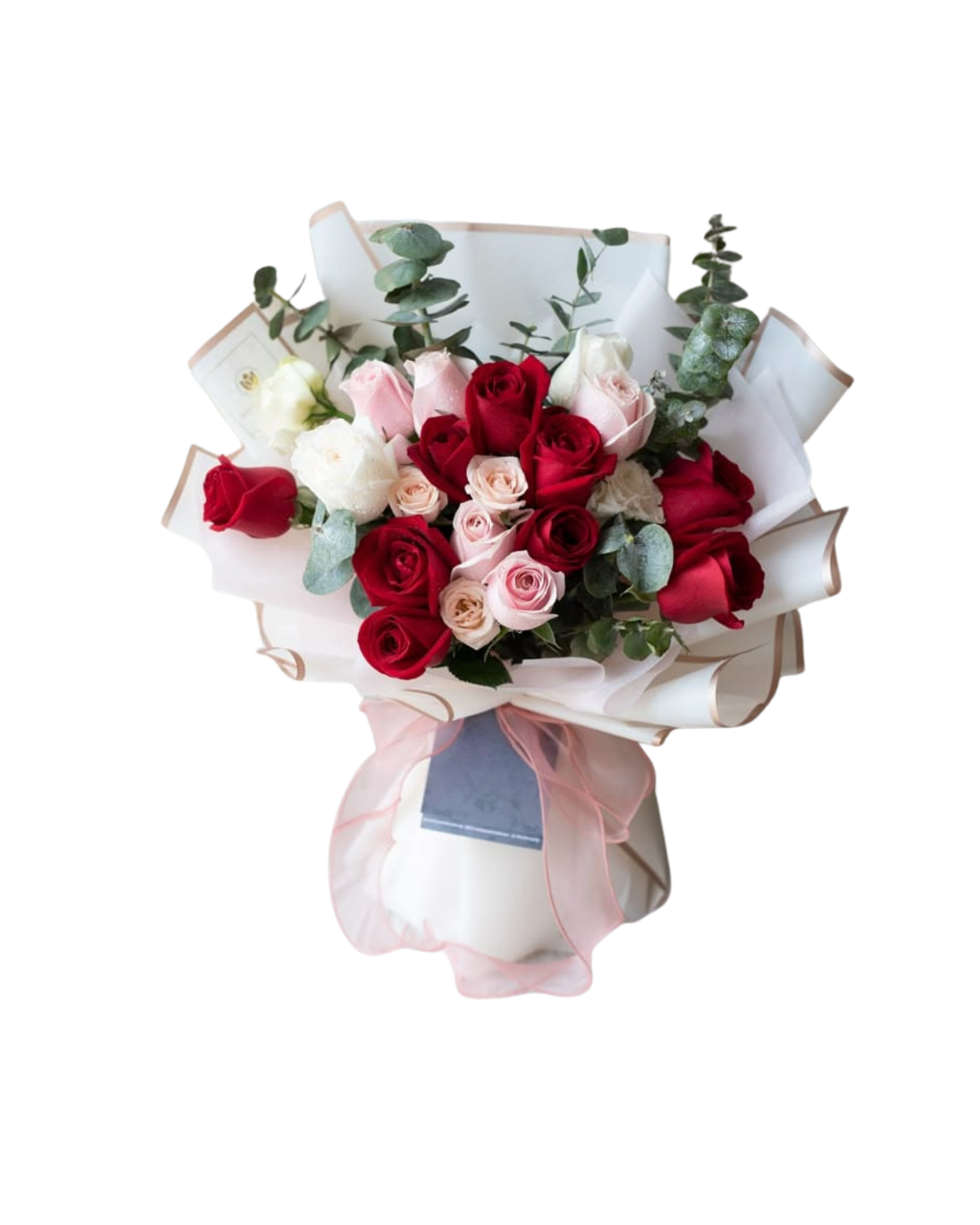 Present elegant bouquet
