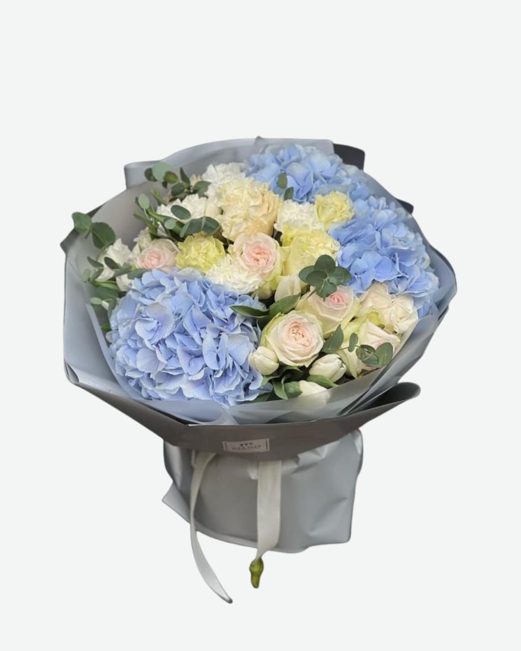 Round  Blue Hydrengea