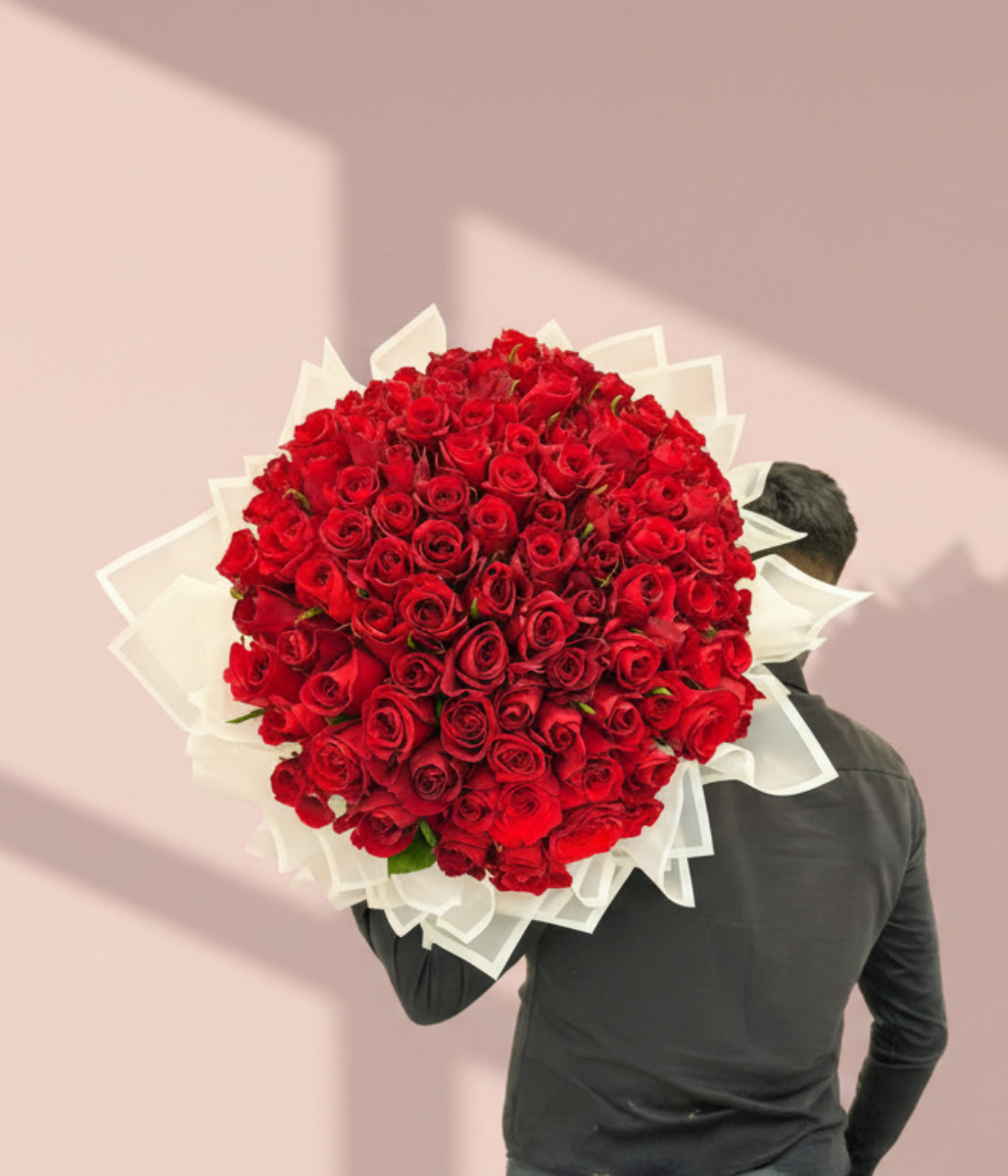 100 Red Roses