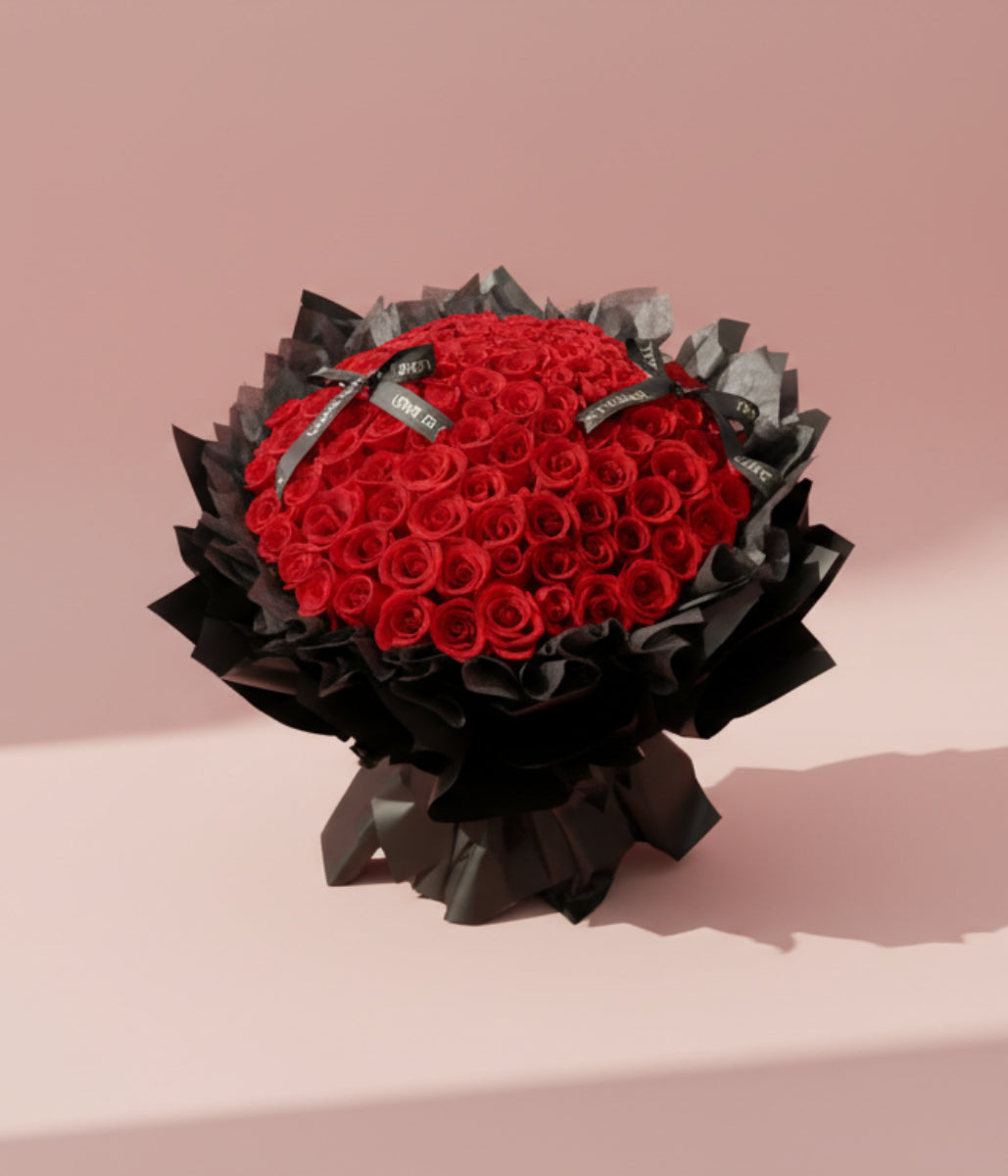 101 Classic Red Roses