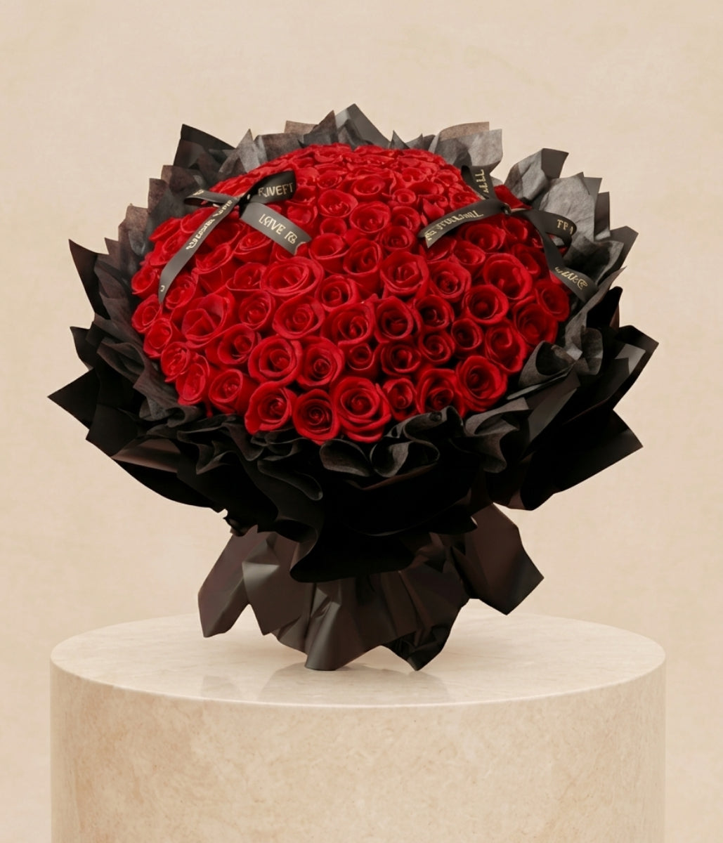 101 Classic Red Roses