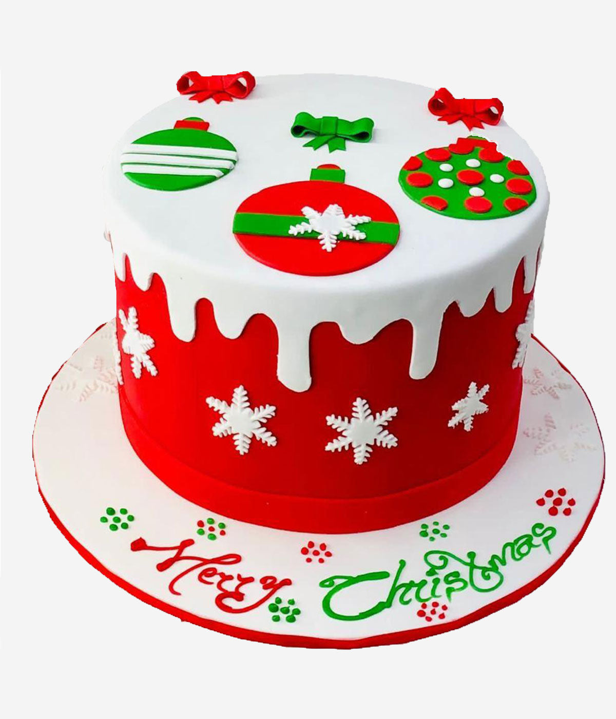 Christmas bells cake