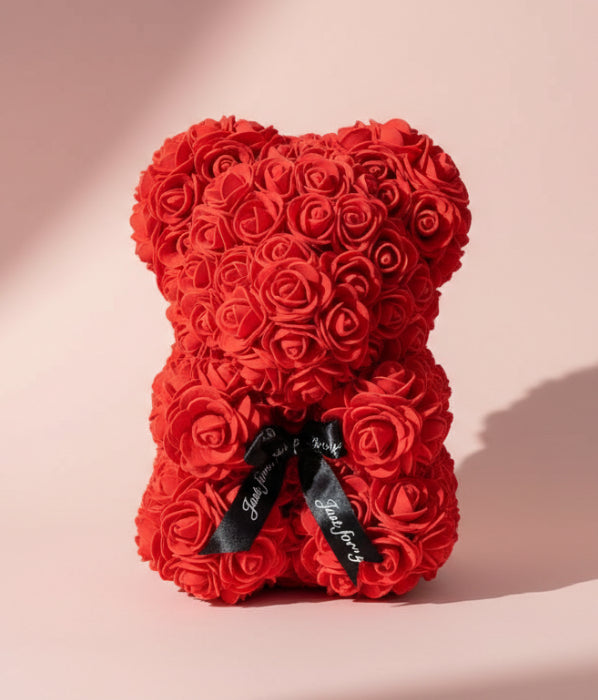 Valentine's Rose Teddy Bear