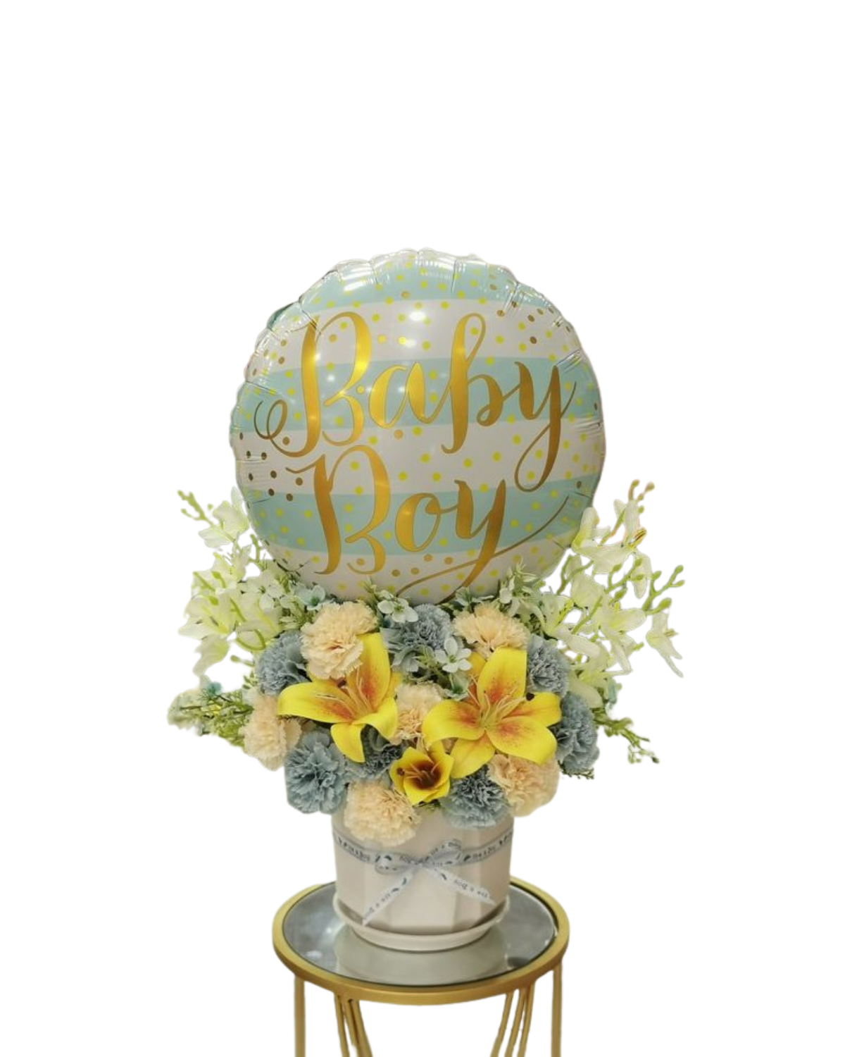 Baby boy arrangement