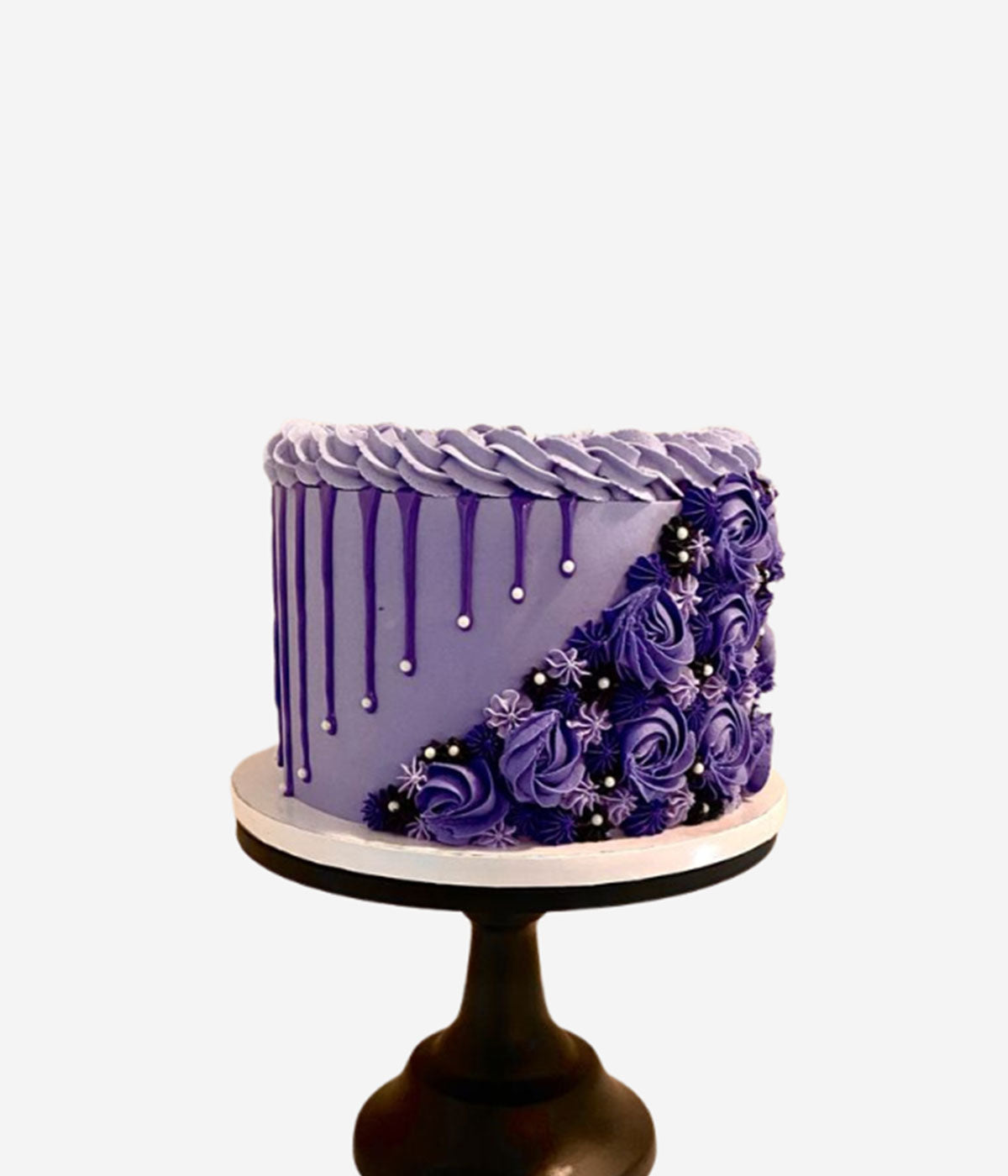 Purple Rose cake