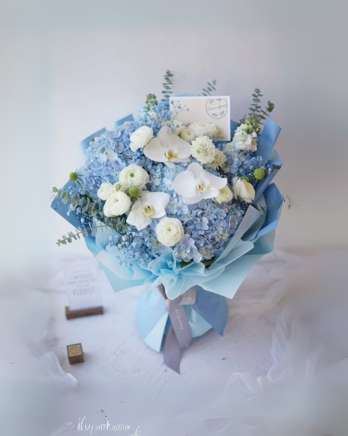 Special hydrengea bouquet