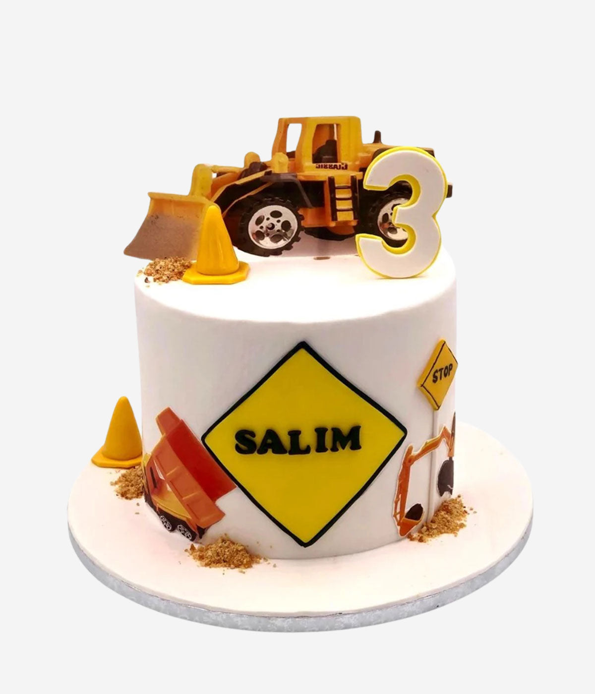 Baby Construction Cake