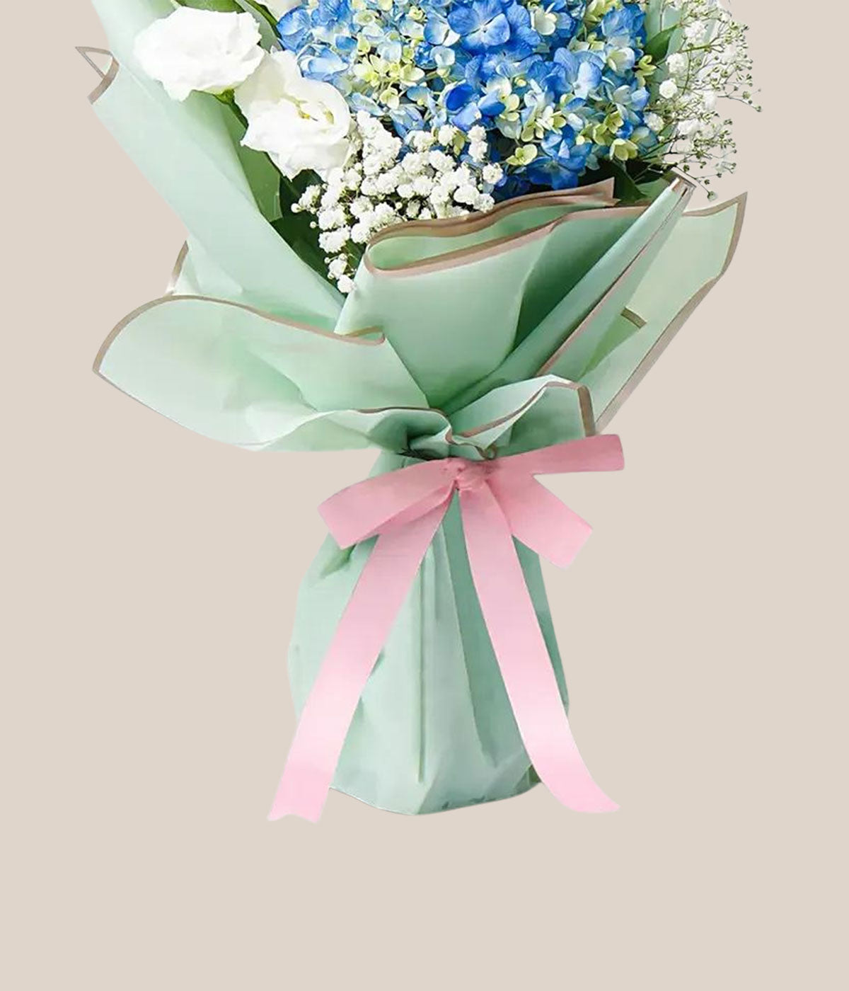 Appealing Roses N Hydrangea Bouquet