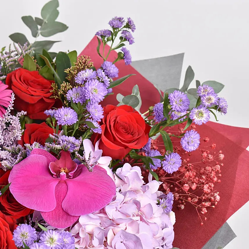 Aster Starburst Flower Bouquet