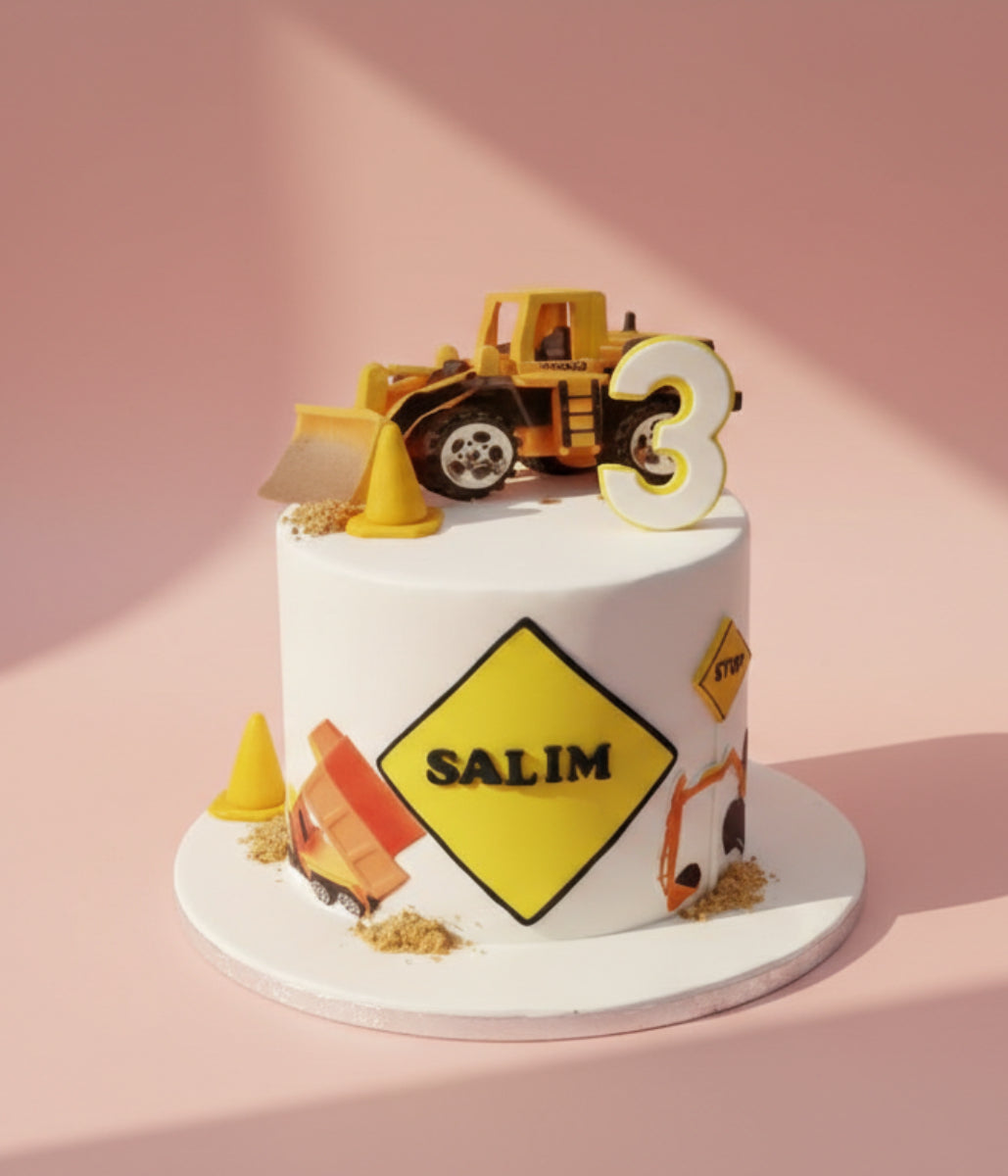 Baby Construction Cake