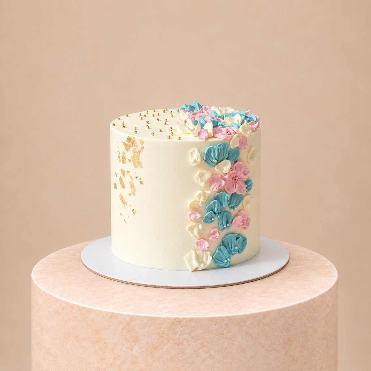 Baby Floral Celebration Cake
