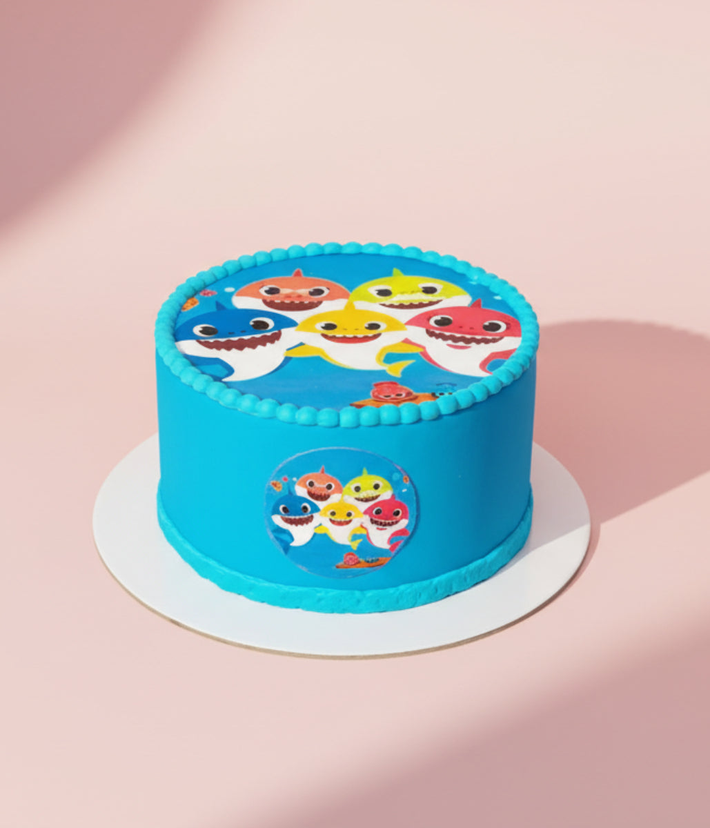 Baby Shark Photo Cake