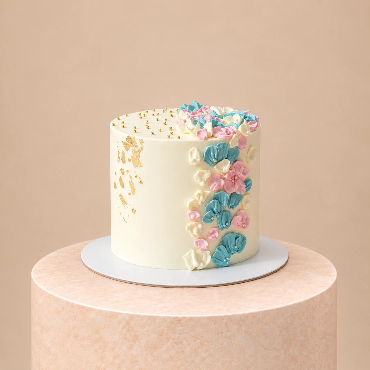 Baby Floral Celebration Cake (WebP Optimized)