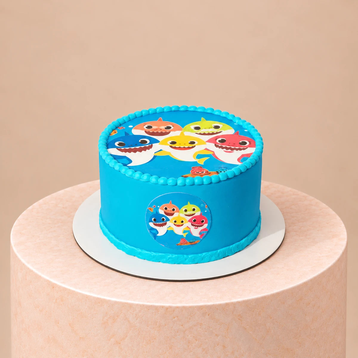 Baby Shark Photo Cake (WebP Optimized)