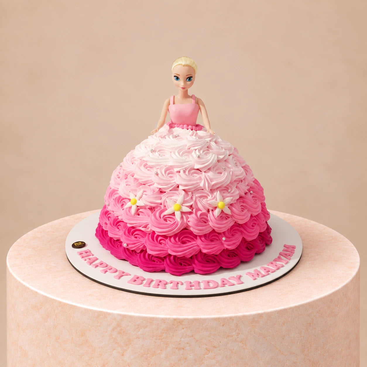 Barbie Doll Rosette Cake (WebP Optimized)
