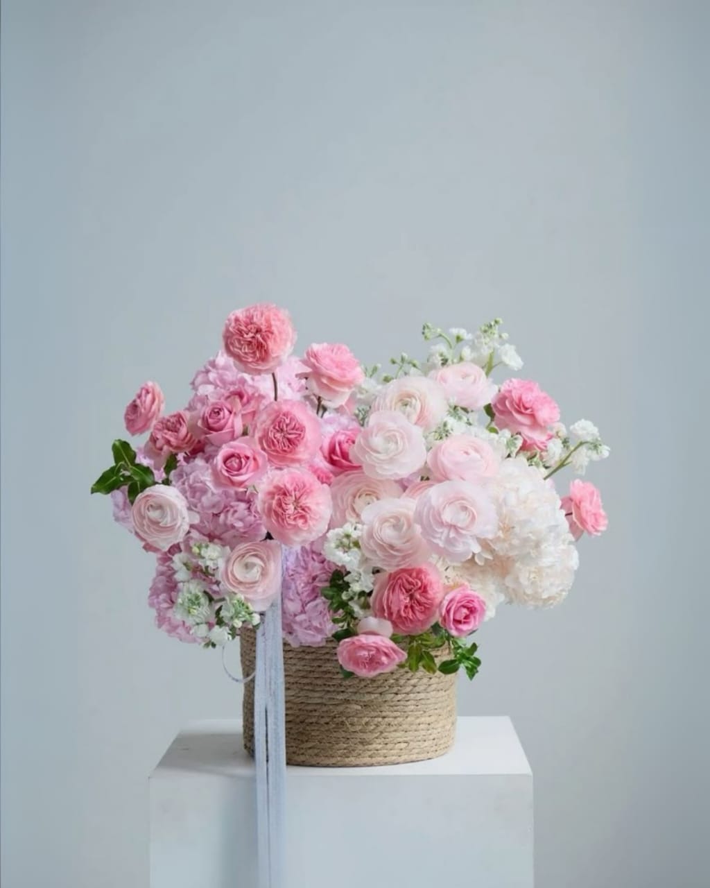 Basket Of Hydrengea