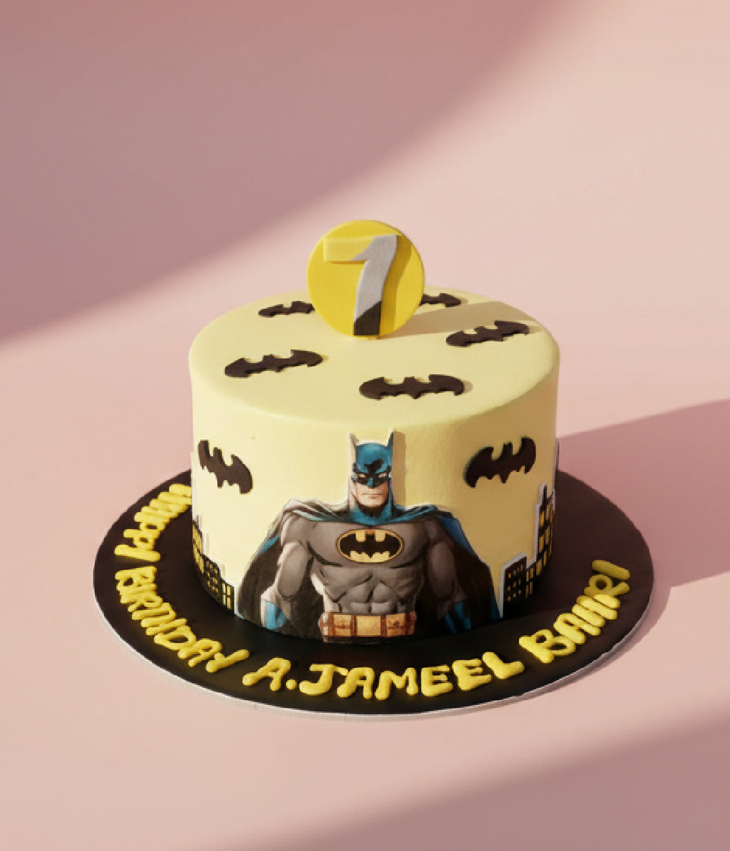 Bat Man Cake