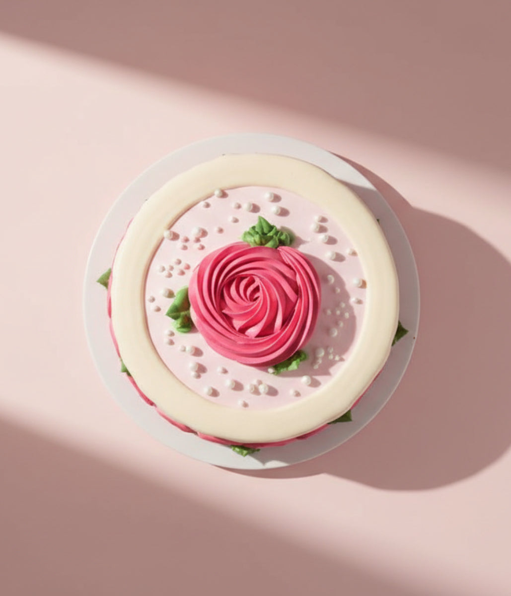Blush Rose Cake