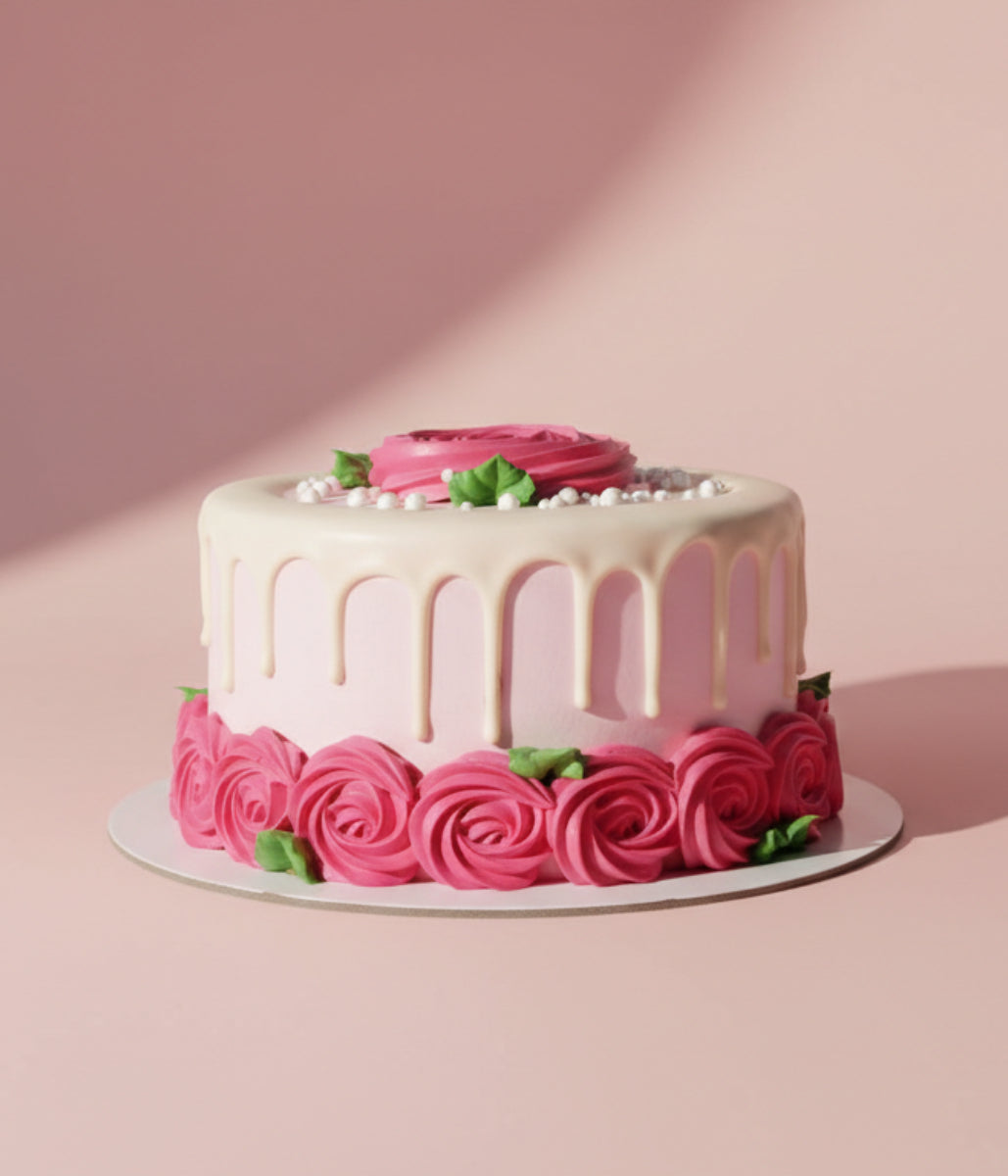Blush Rose Cake