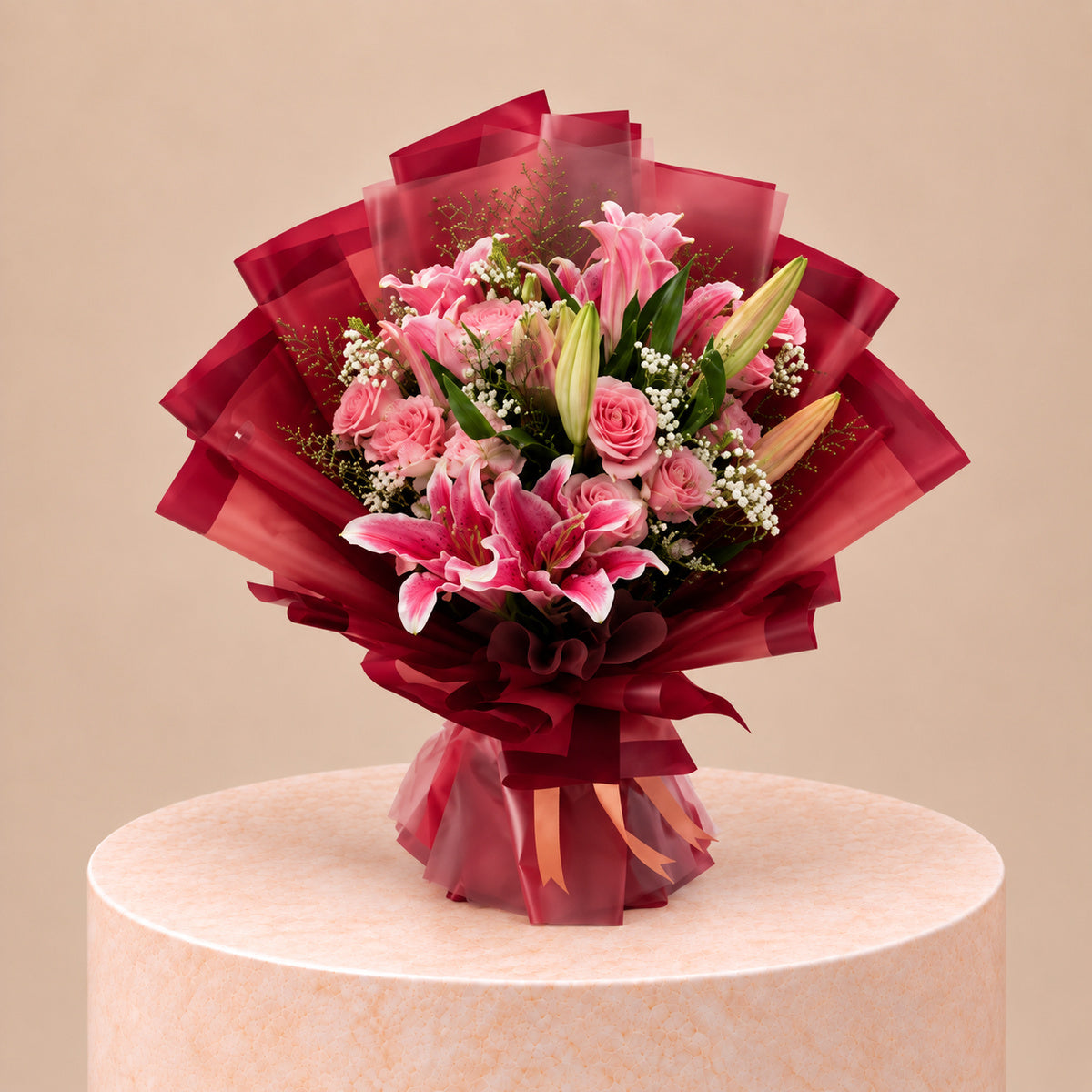 Lily And Rose Bouquet