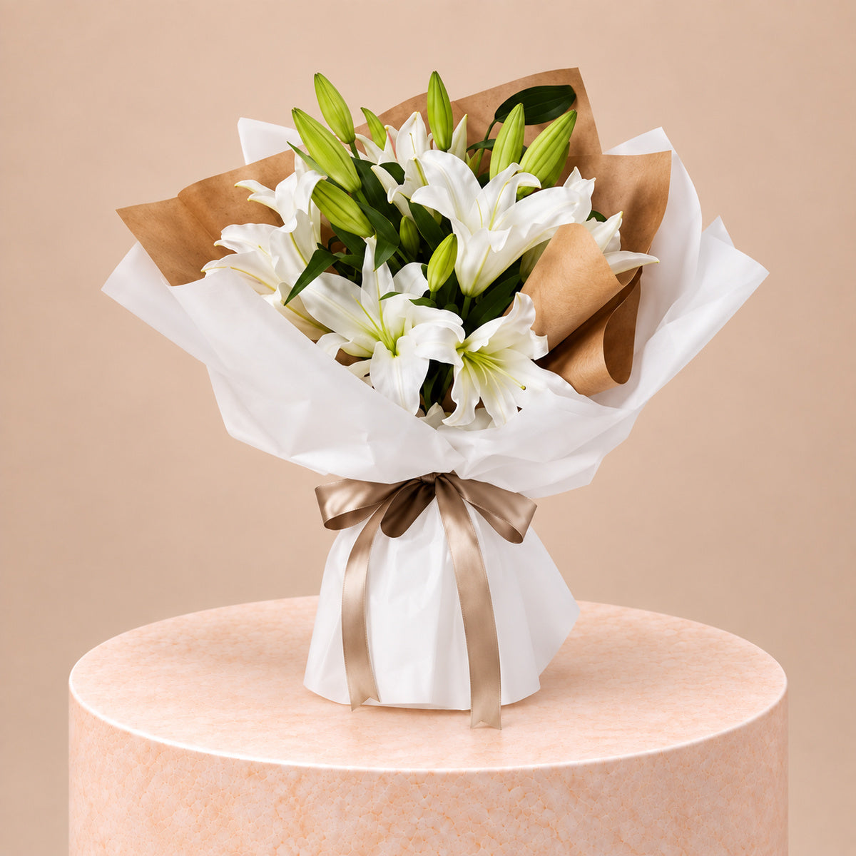 White Lily Bouquet