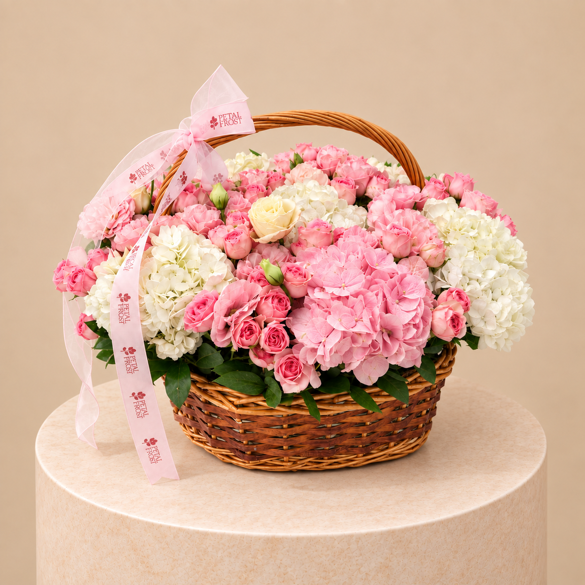Pastel Garden Basket