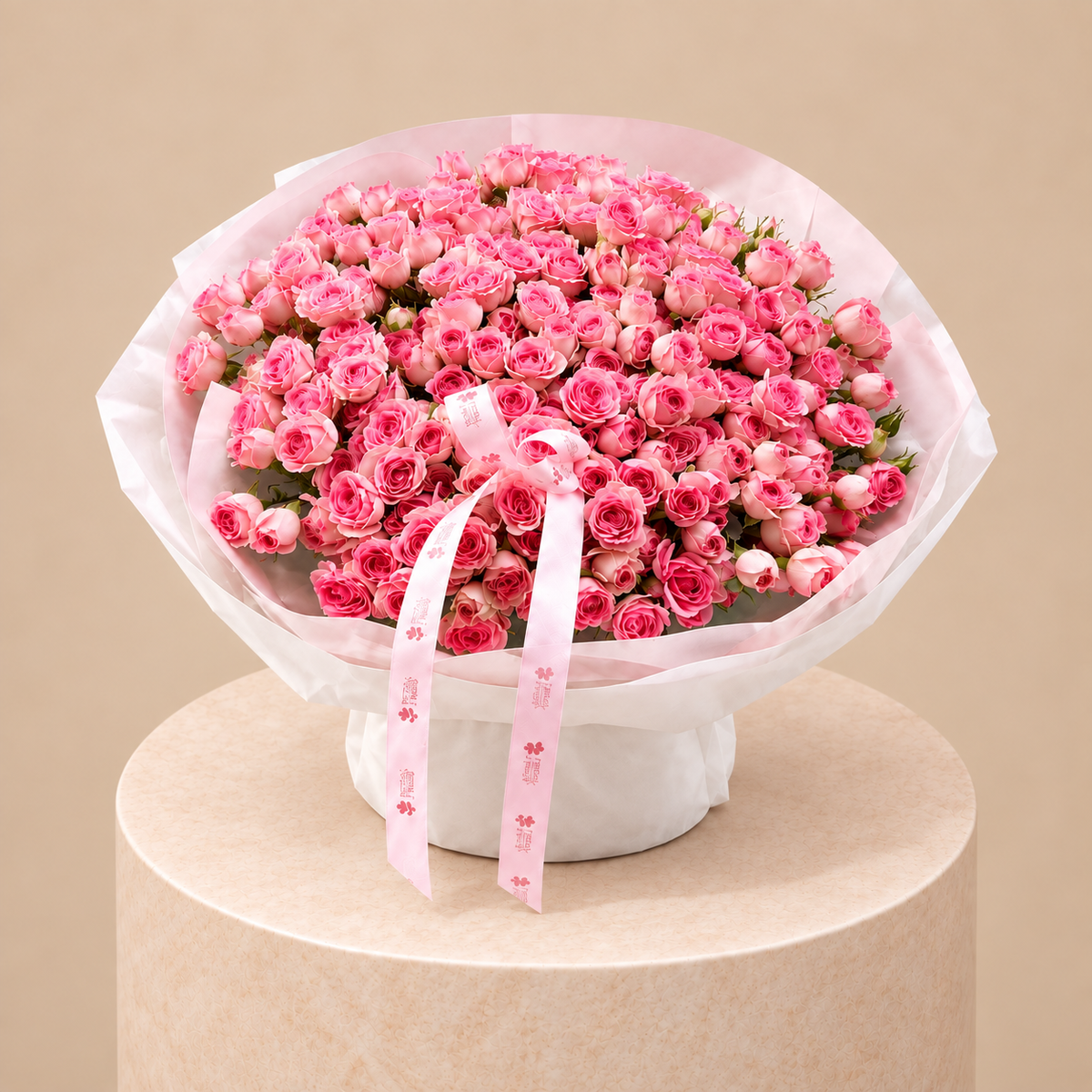 Pink Rose Cloud Bouquet