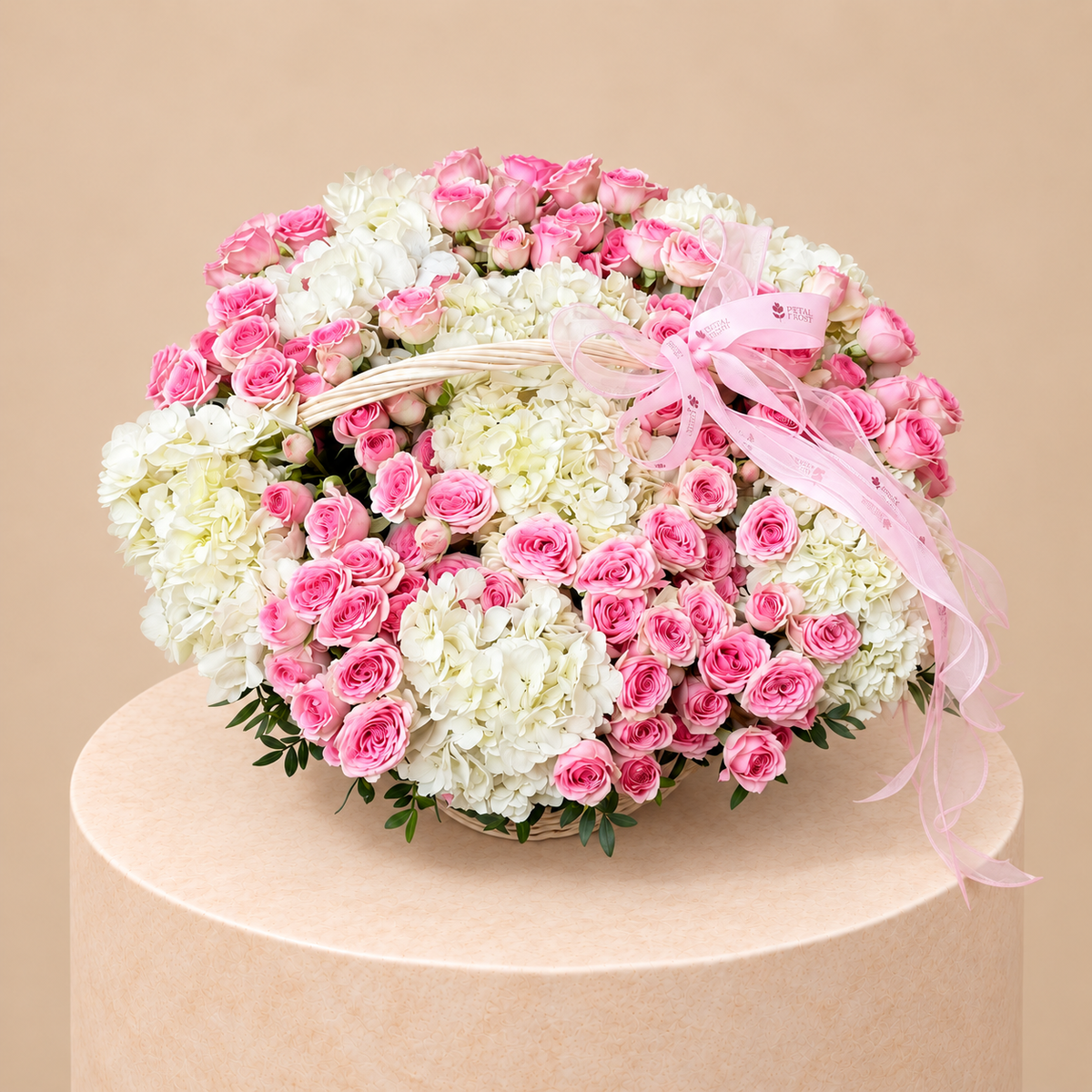 Blush & Ivory Basket