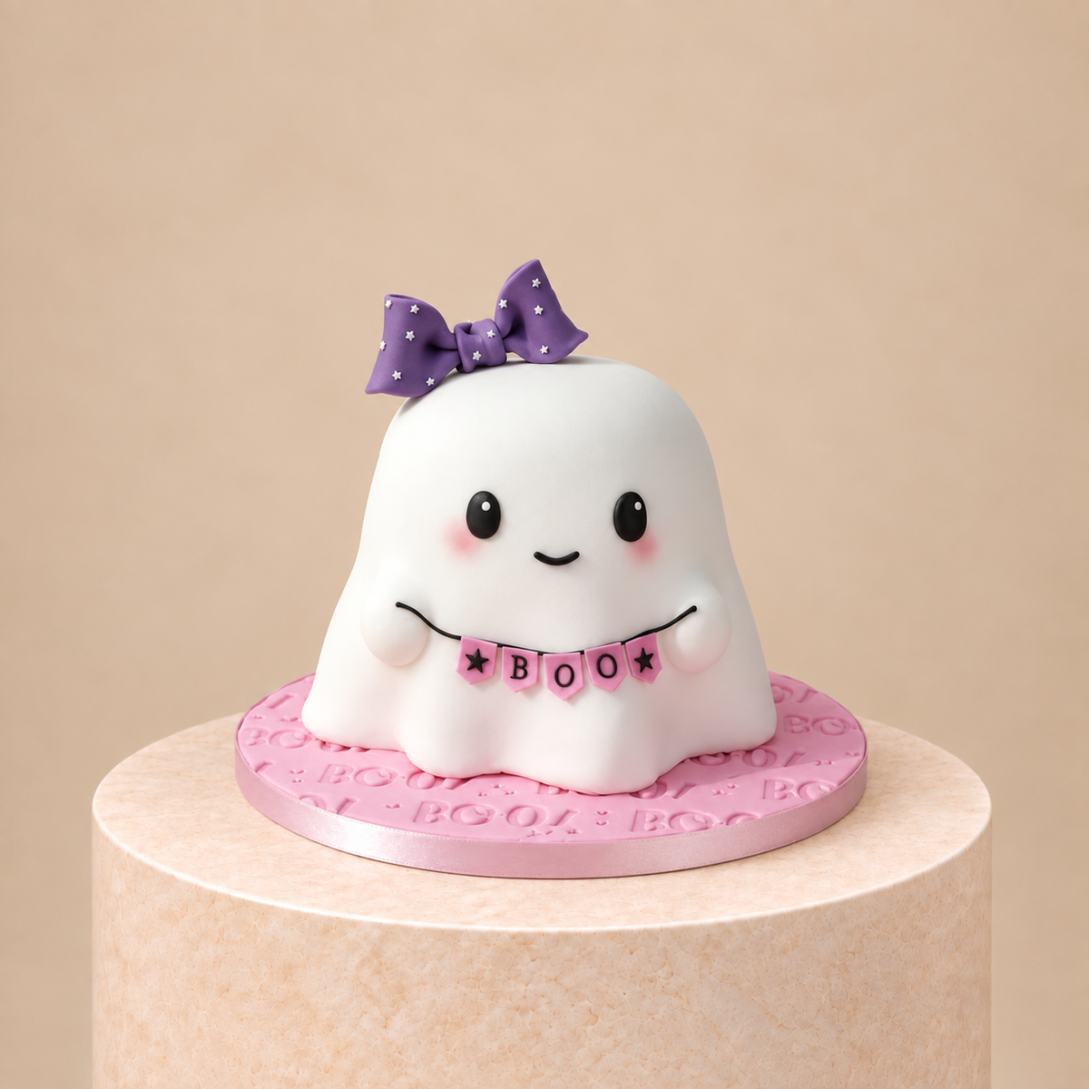 Cute Halloween Ghost Cake
