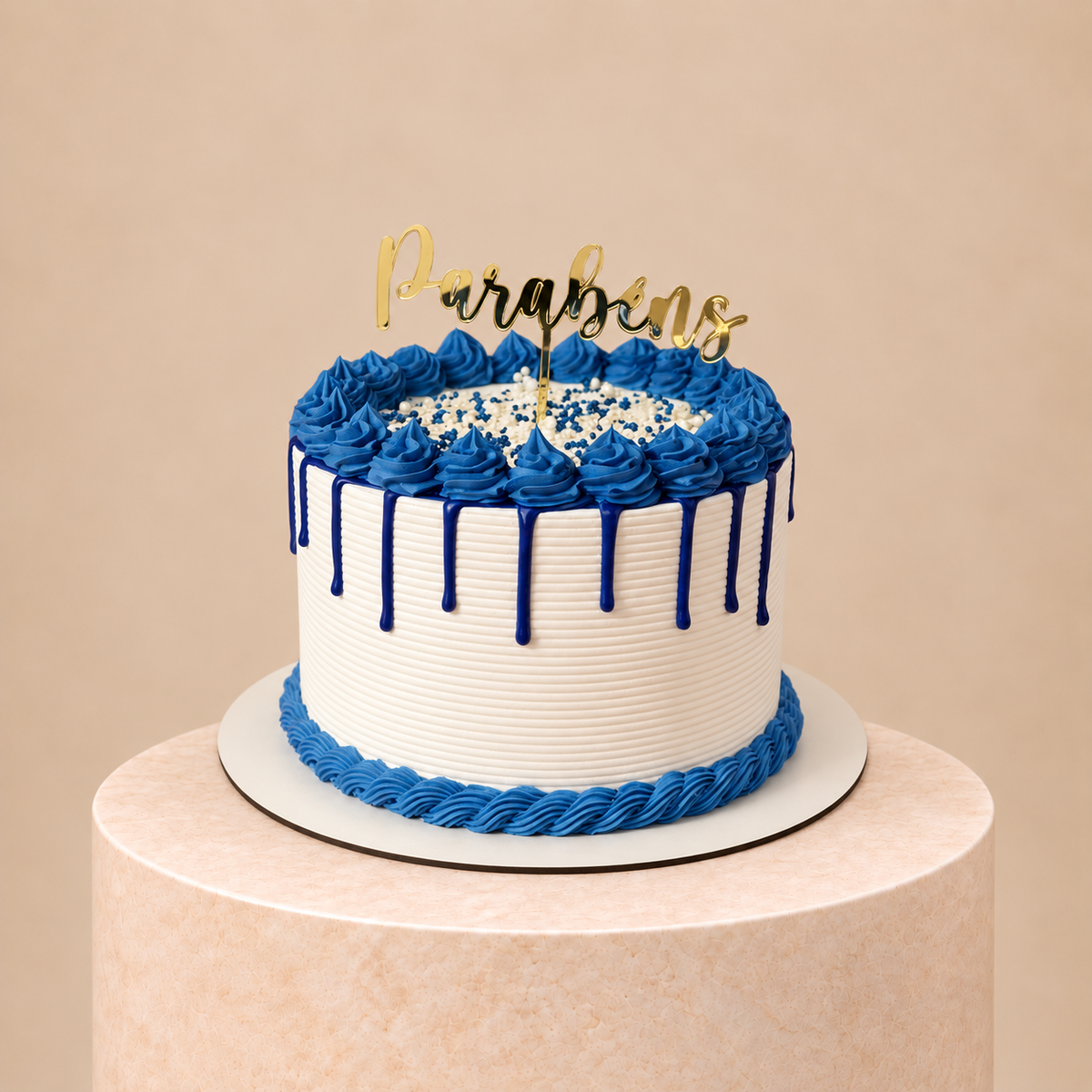 Blue Rose cake