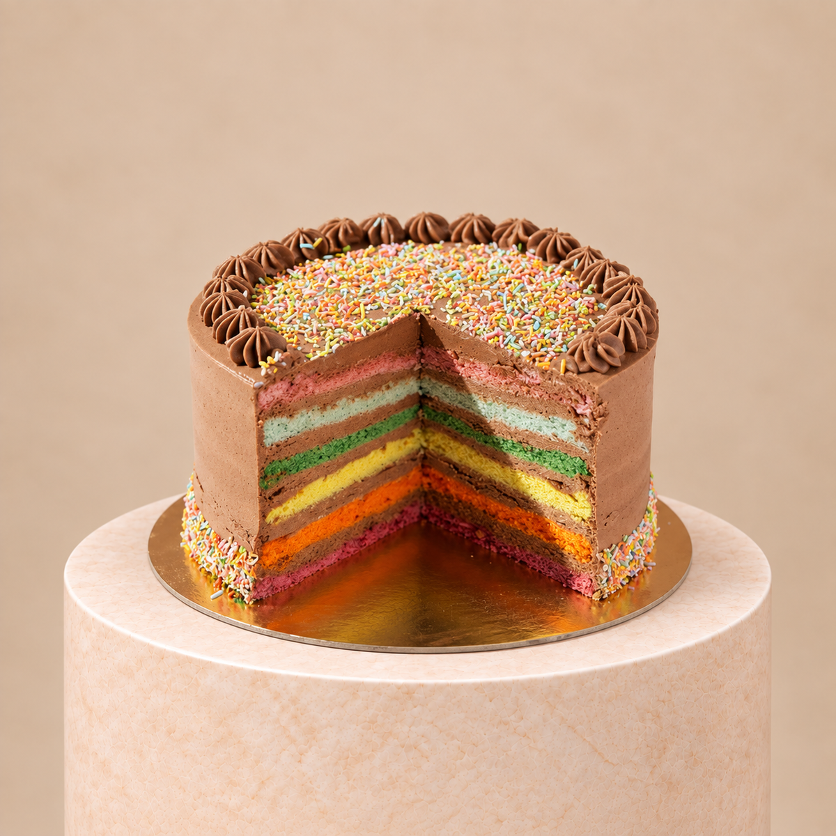 Chocolate Rainbow Cake 900g