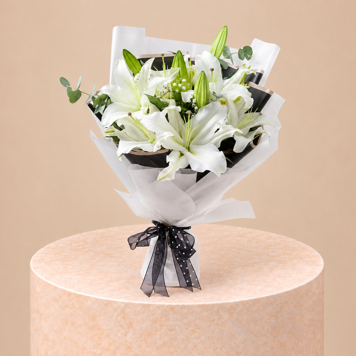 Charming White Lilies