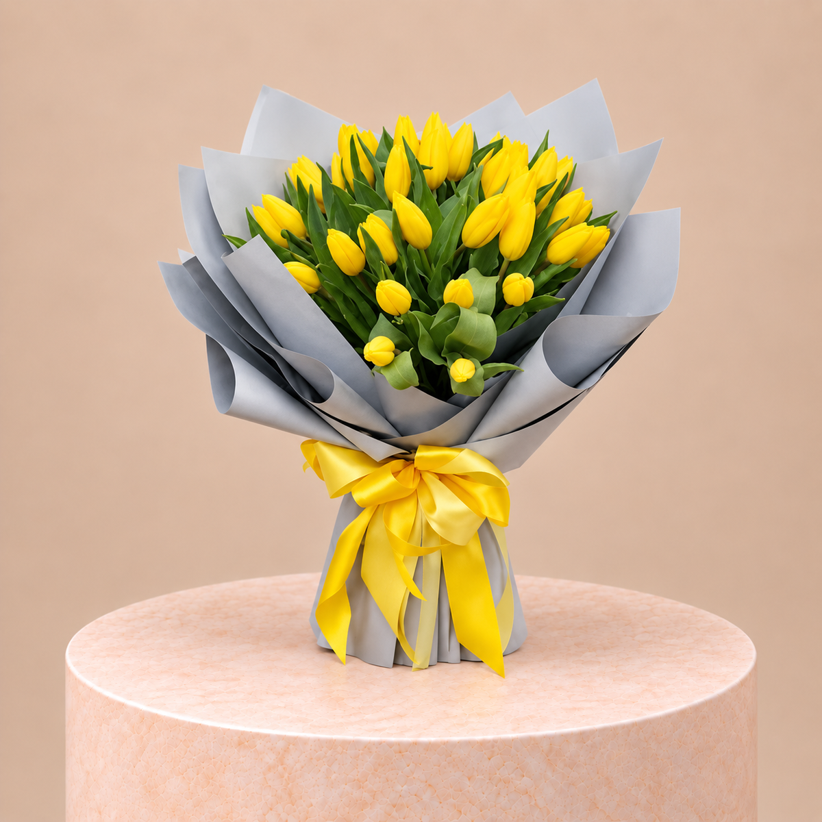Yellow Tulips Radiant Spring Bouquet