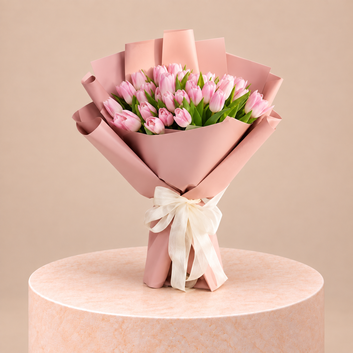 Pink Tulips Spring Special Bouquet