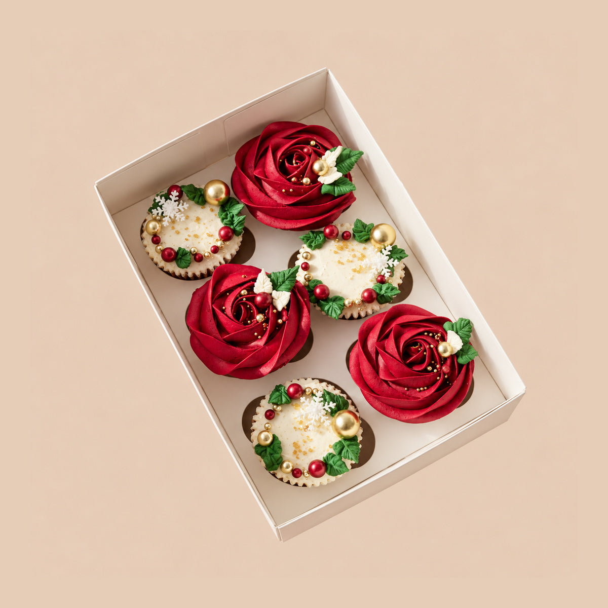 Christmas cupcakes