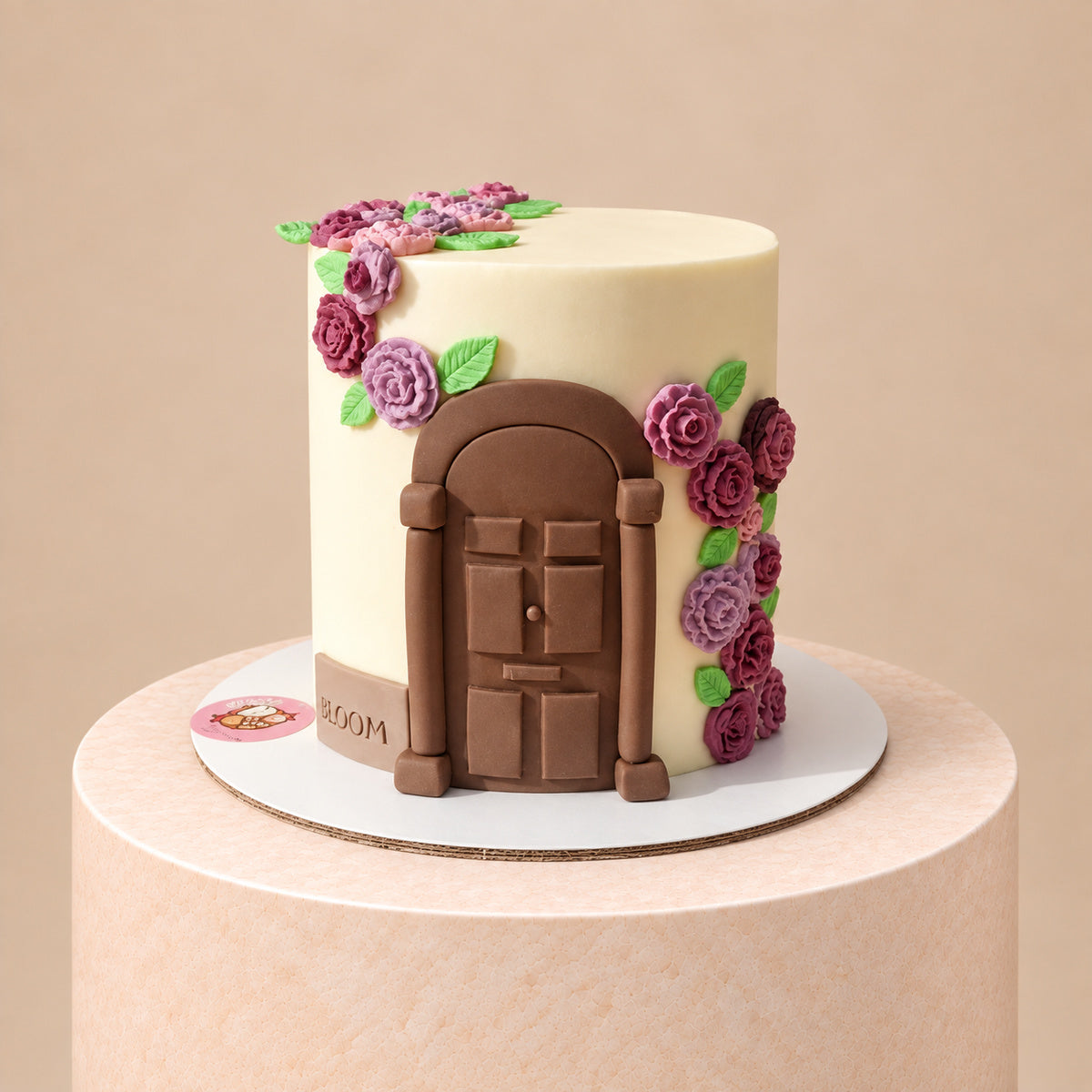 Enchanted Door Floral Cake