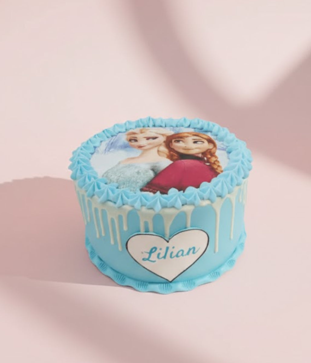 Frozen Princess Photo Cake