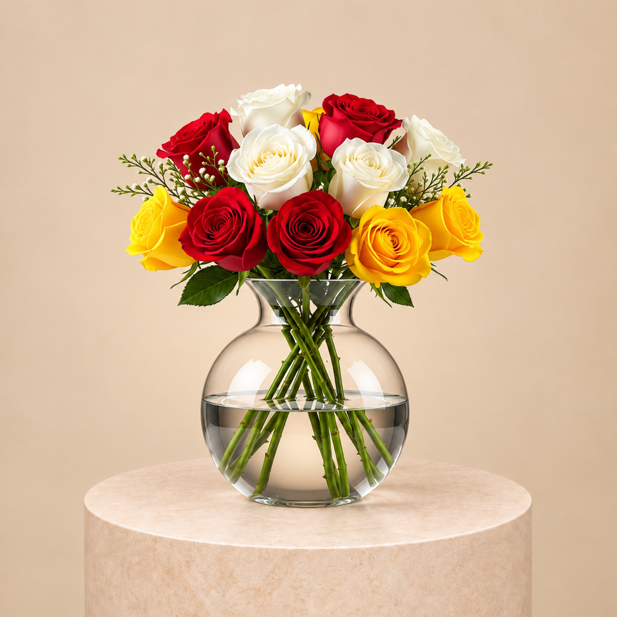 Golden Kiss Vase