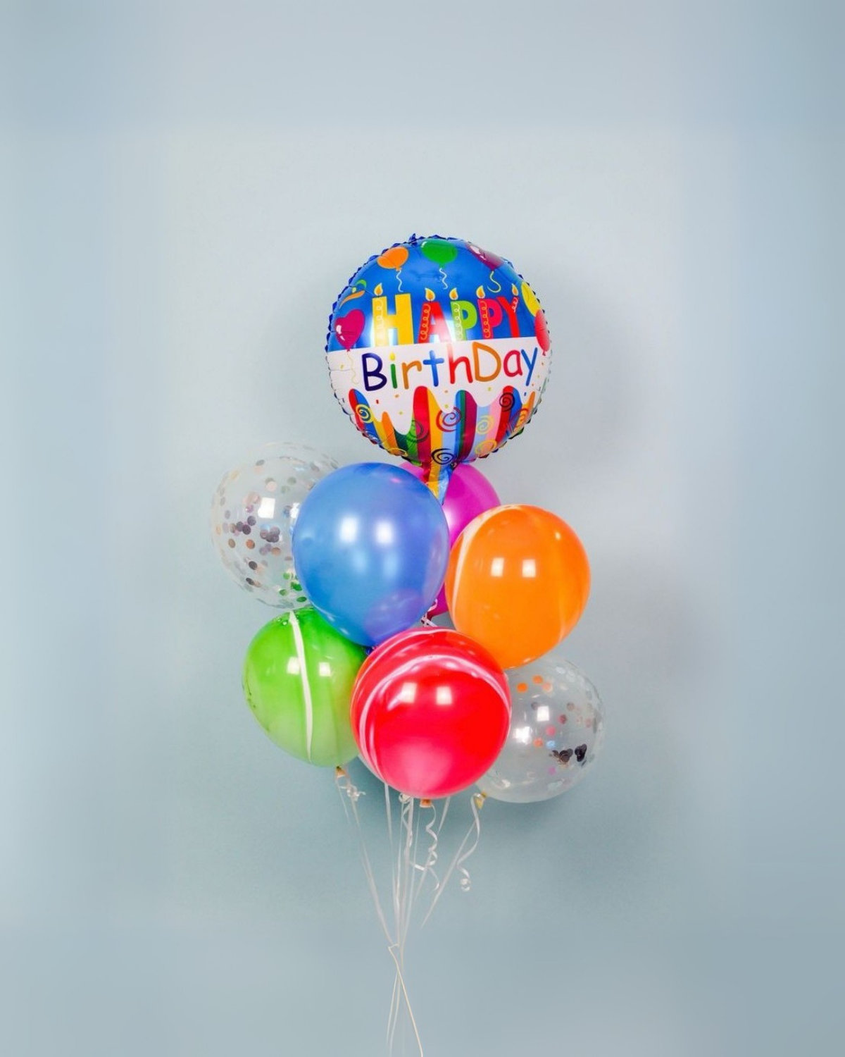 HBD with rainbow colors