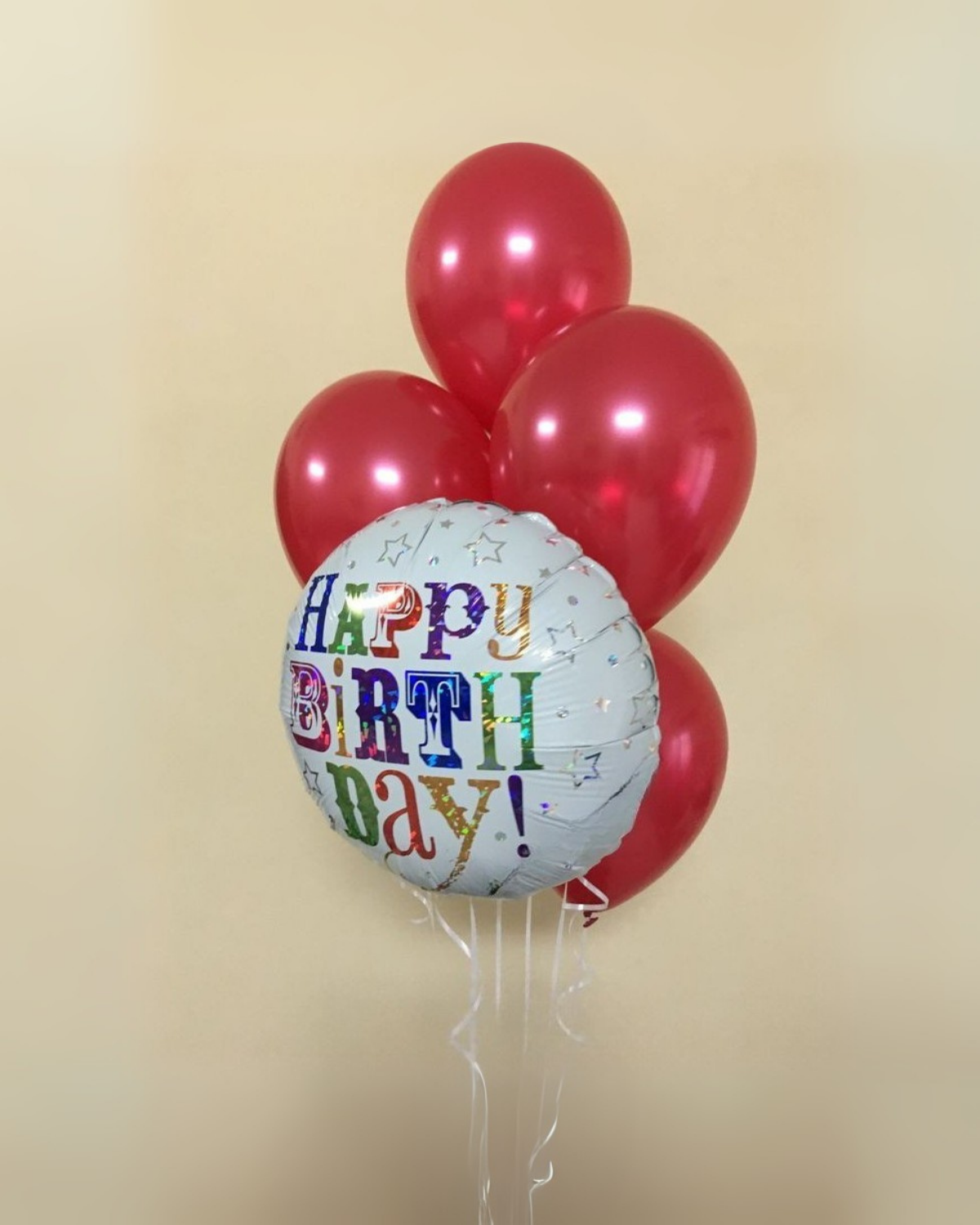 HBD with red ballons