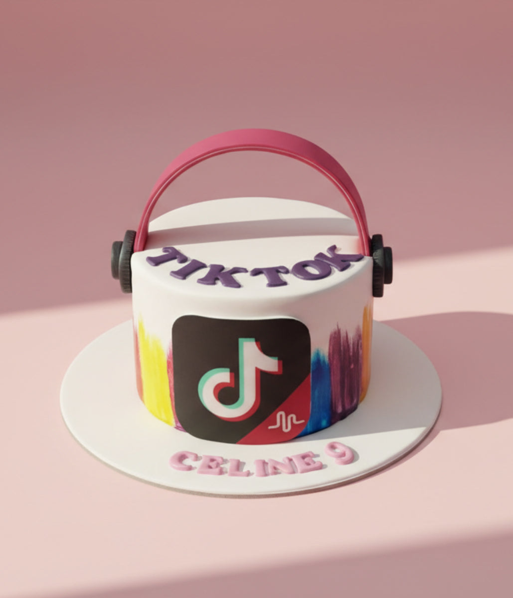Headphones Tiktok Cake