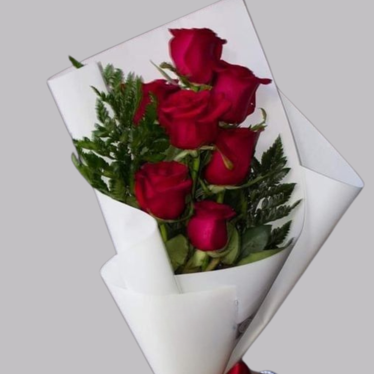 Hues of Valentine Romance bouquet red roses - Petal Frost Dubai
