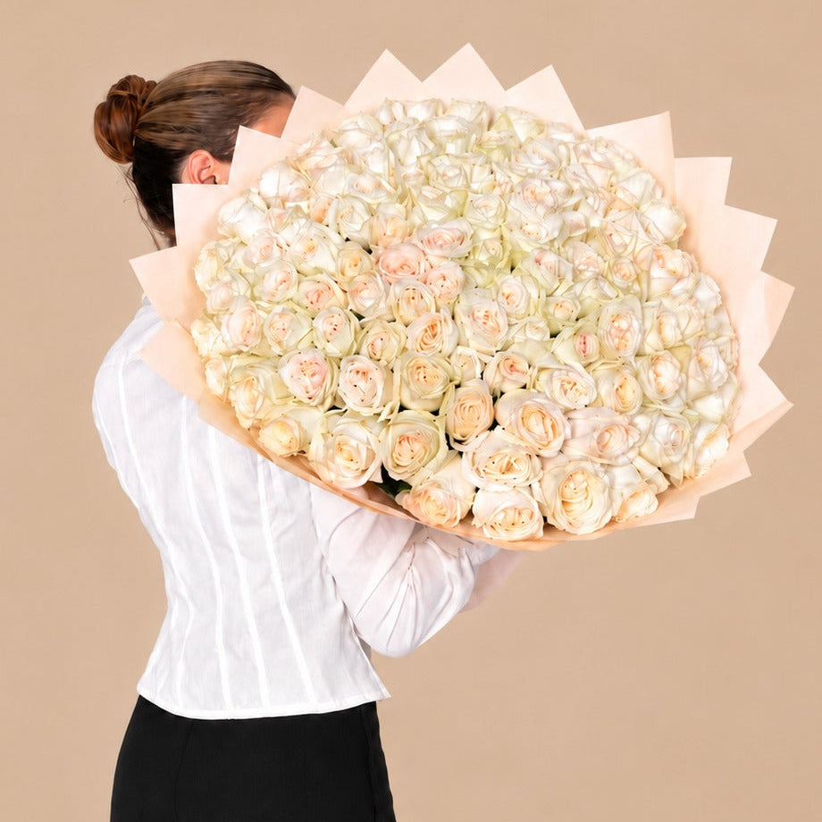 Ivory Grace Rose Bouquet