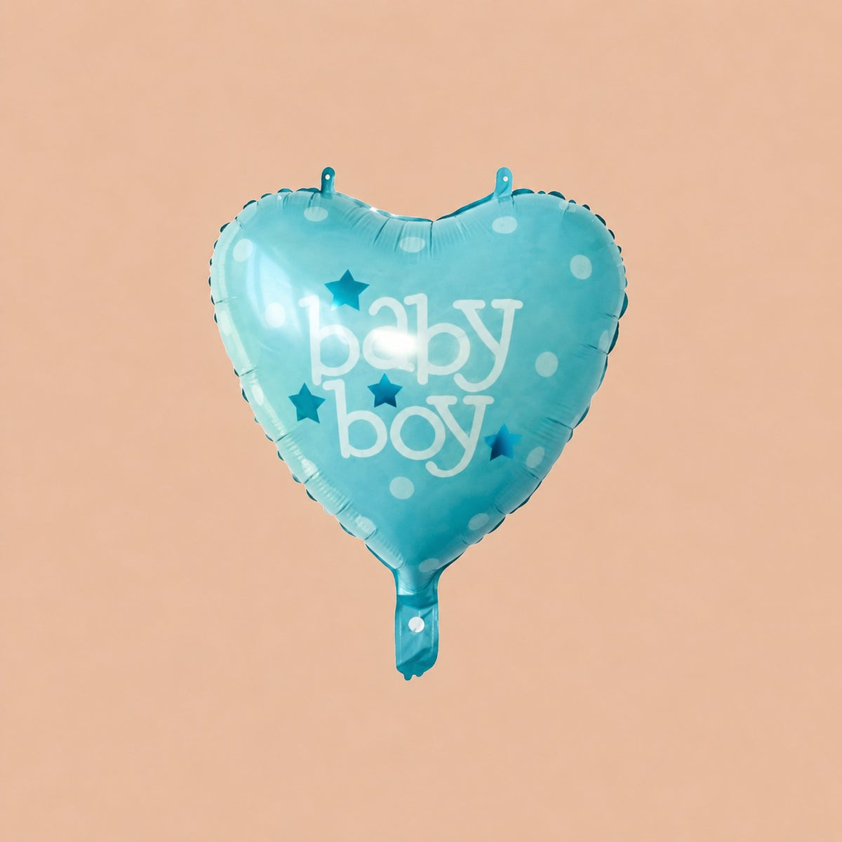 Heart Shaped Baby Boy Aluminum Foil Balloon