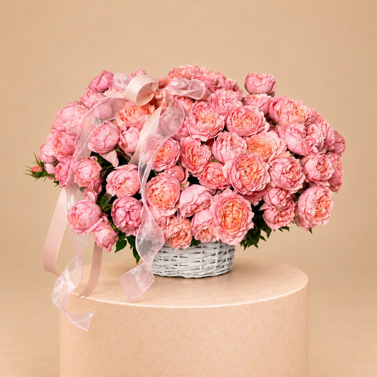 Apricot Blush Basket