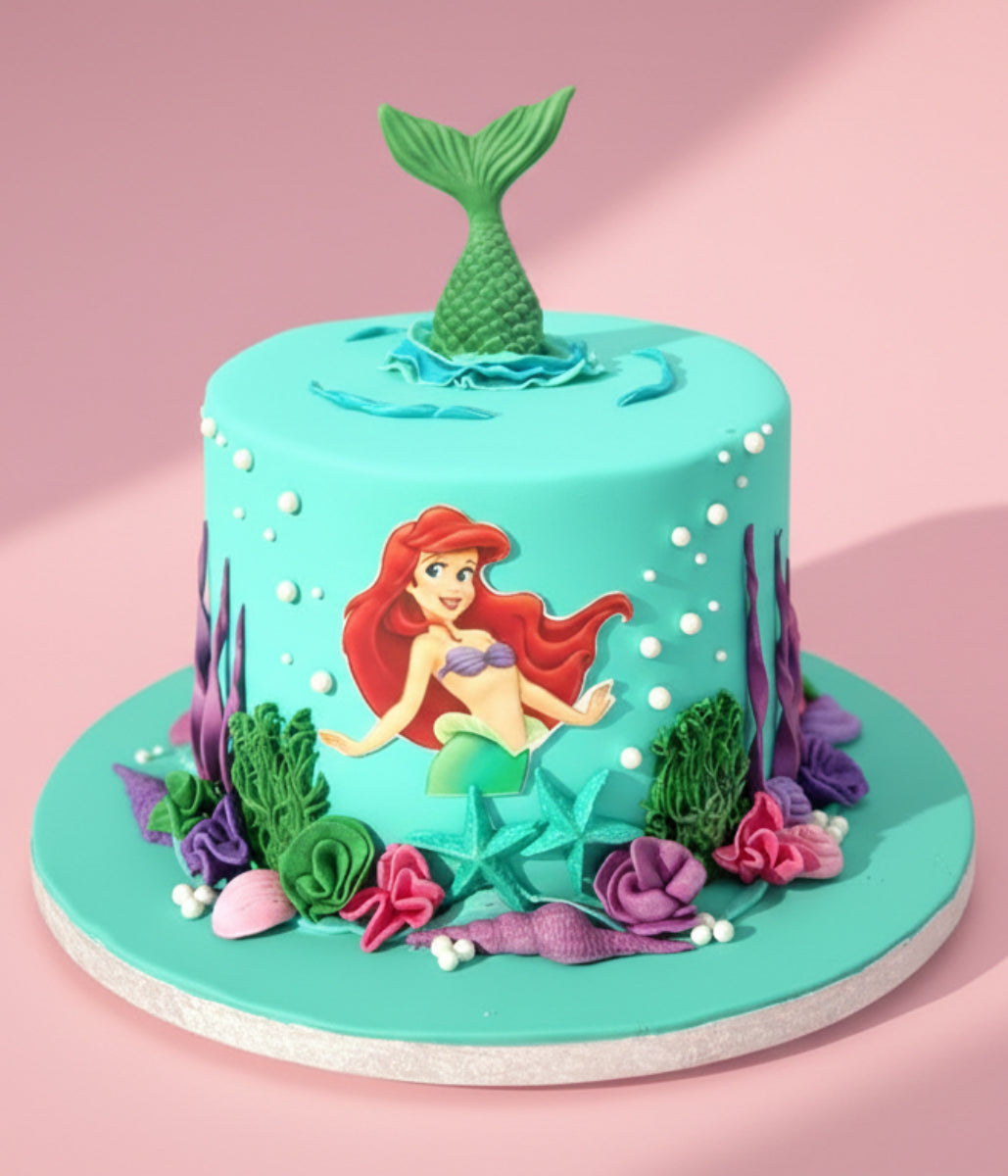 Little Mermaid Sea Cake