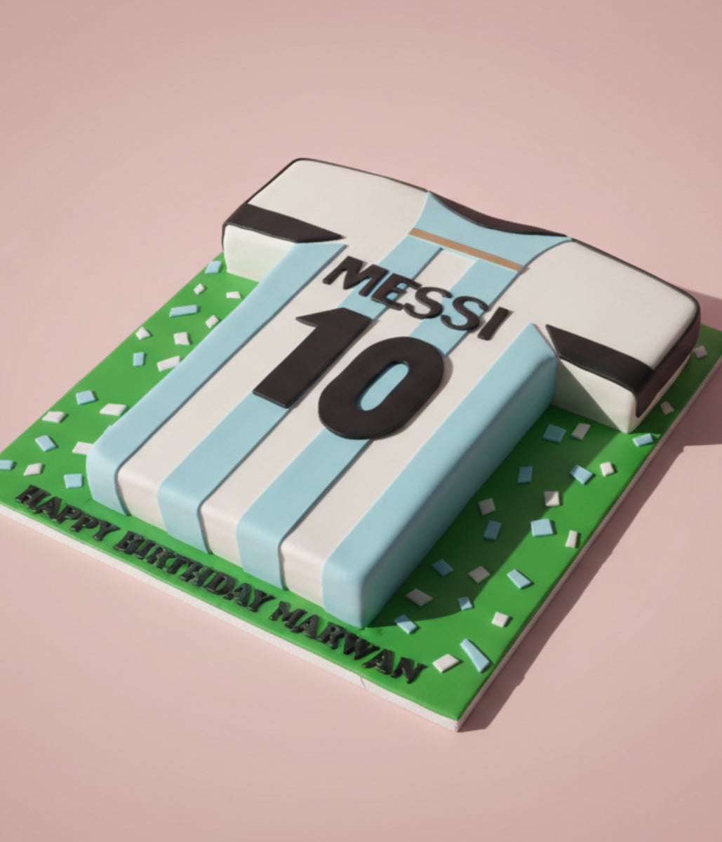 Messi Argentina Jersey Cake