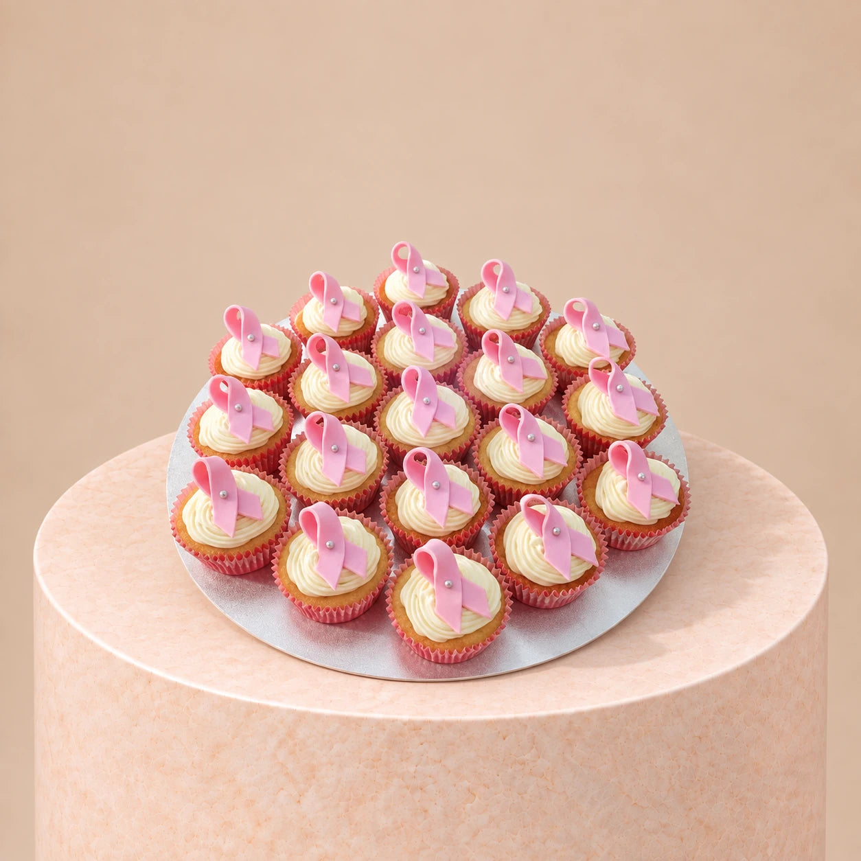 Pink October Chocolate Cupcakes (WebP Optimized)