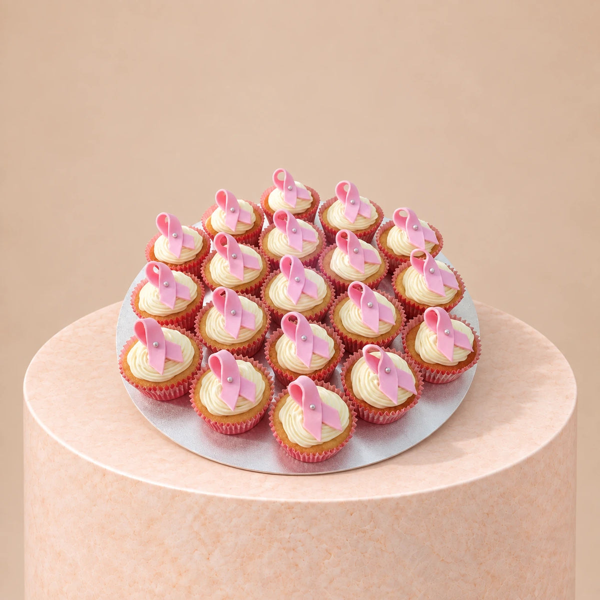 Pink October Chocolate Cupcakes (WebP Optimized)