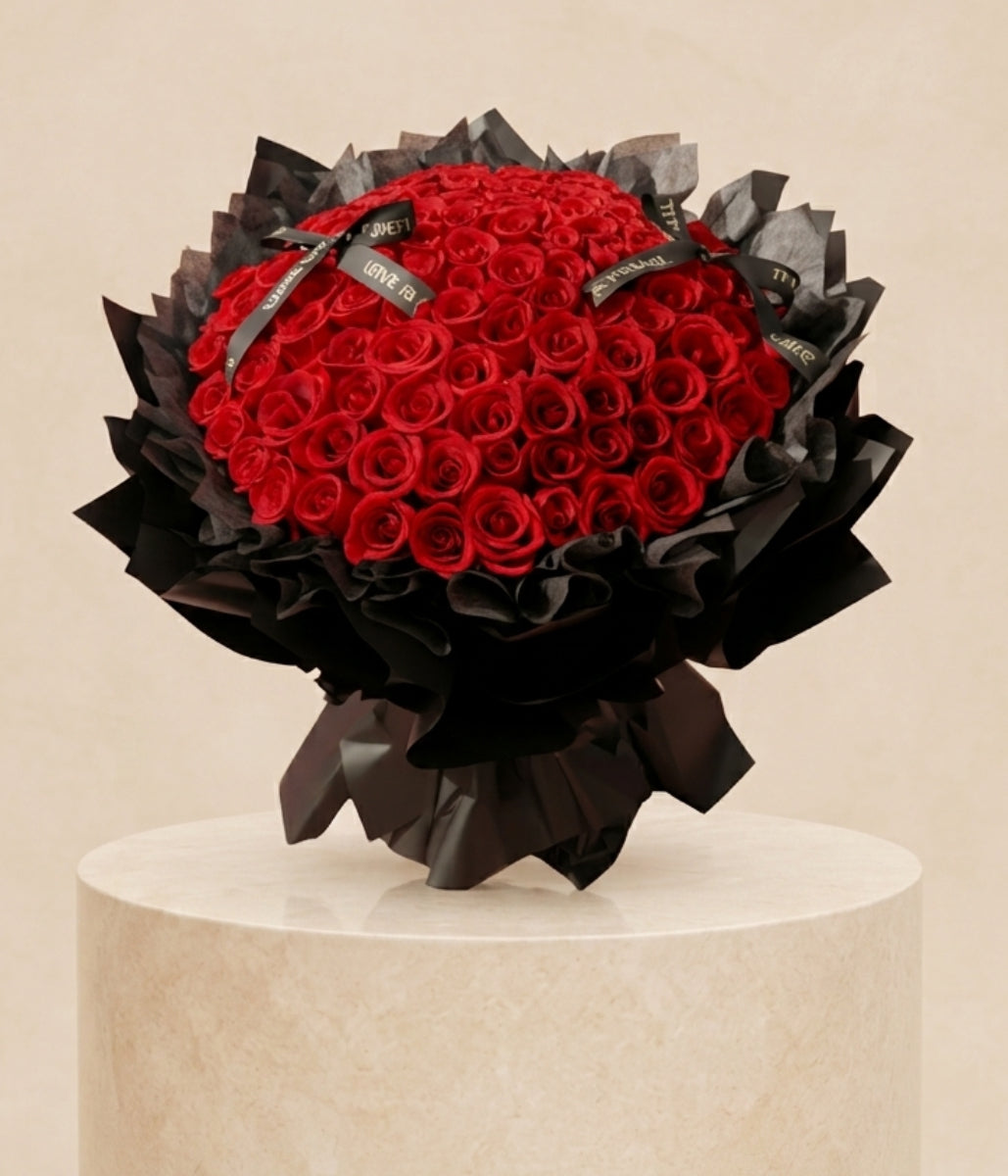101 Classic Red Roses